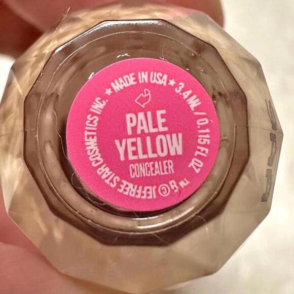 NIB Jeffree Star Magic Star Pale Yellow Color Correcting Concealer Full Sz 3.4ml - Picture 6 of 12